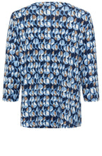 Night Blue Neck Detail Hannah Top