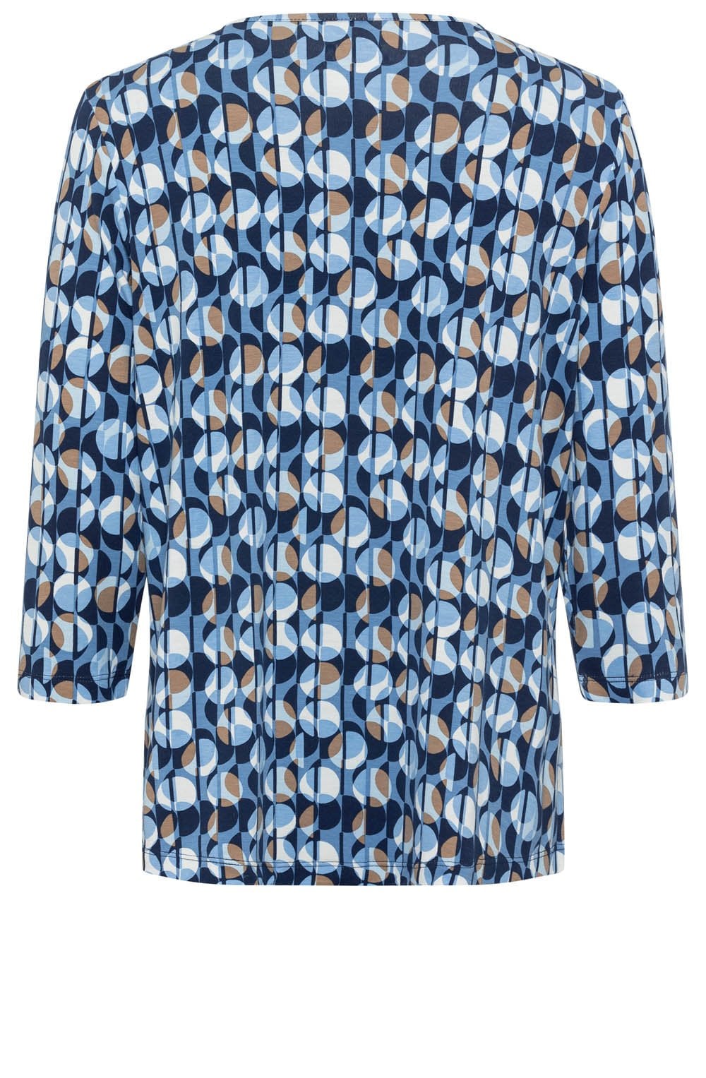 Night Blue Neck Detail Hannah Top