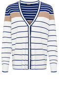 Night Blue Striped Henny Cardigan