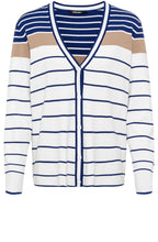Night Blue Striped Henny Cardigan
