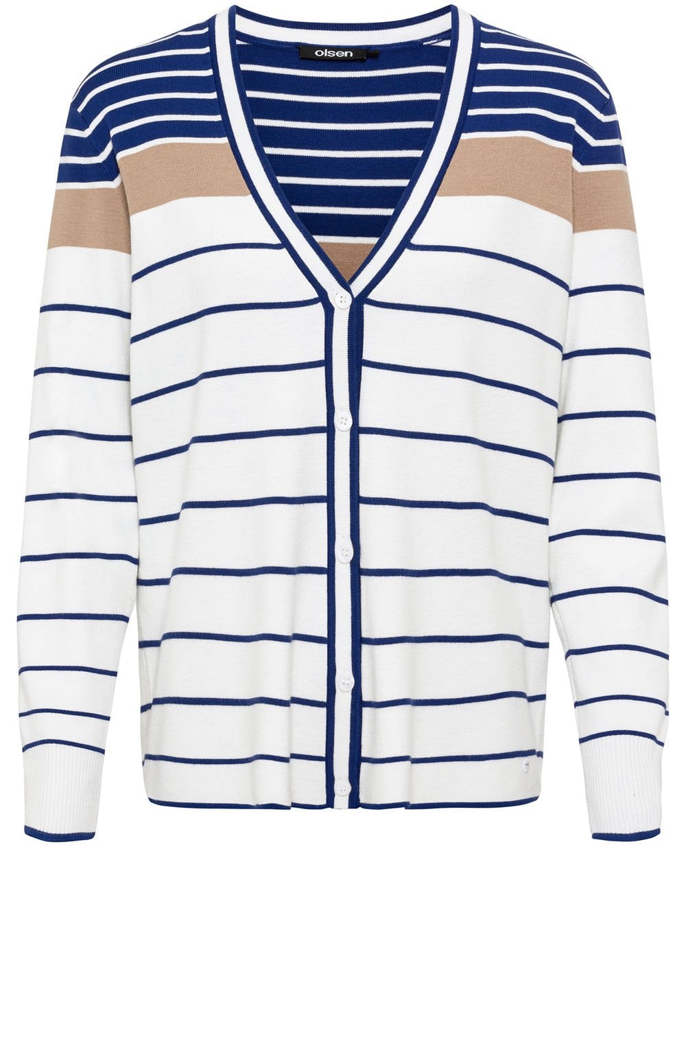Night Blue Striped Henny Cardigan