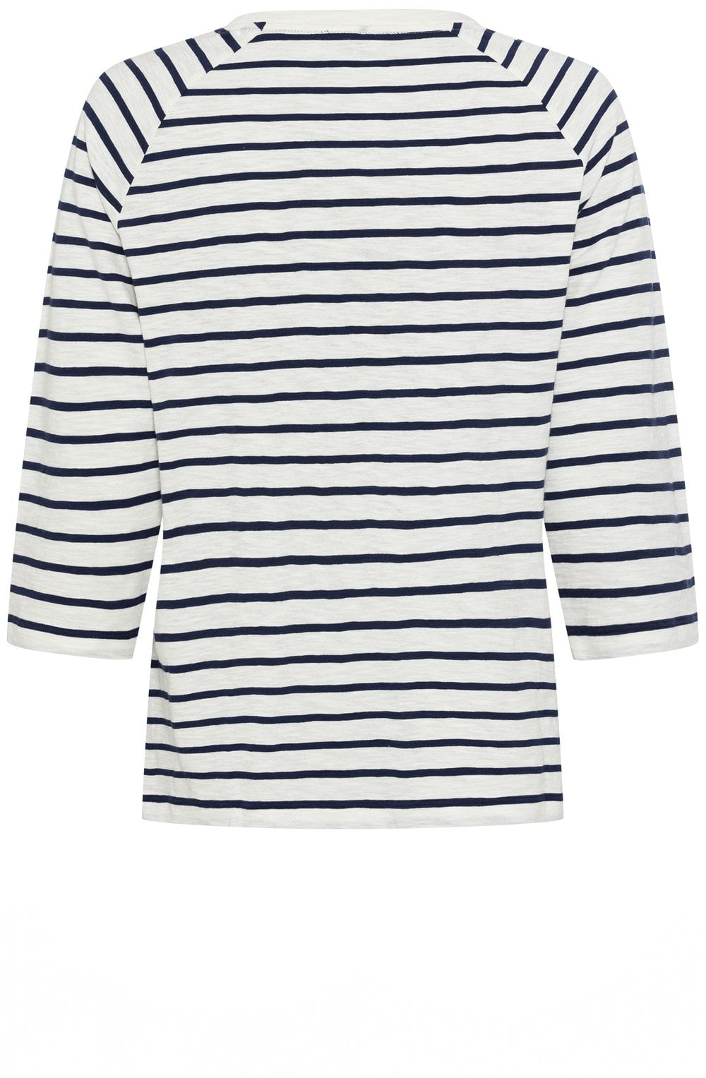 Night Blue Striped Sparkle Print Hannah Top