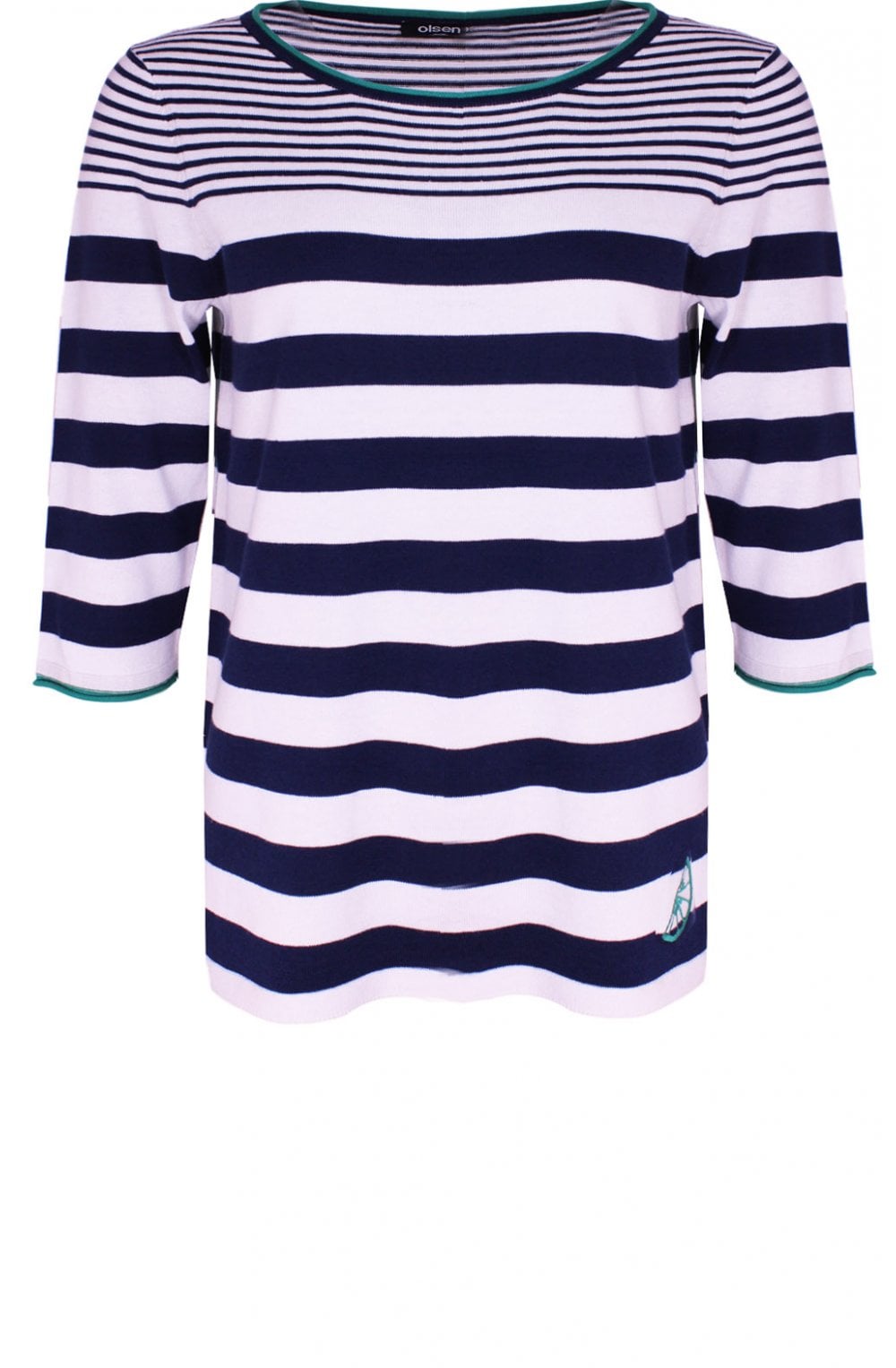 Ocean Blue Striped Jumper