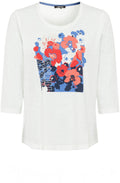 Off White and Apricot Good Things Top