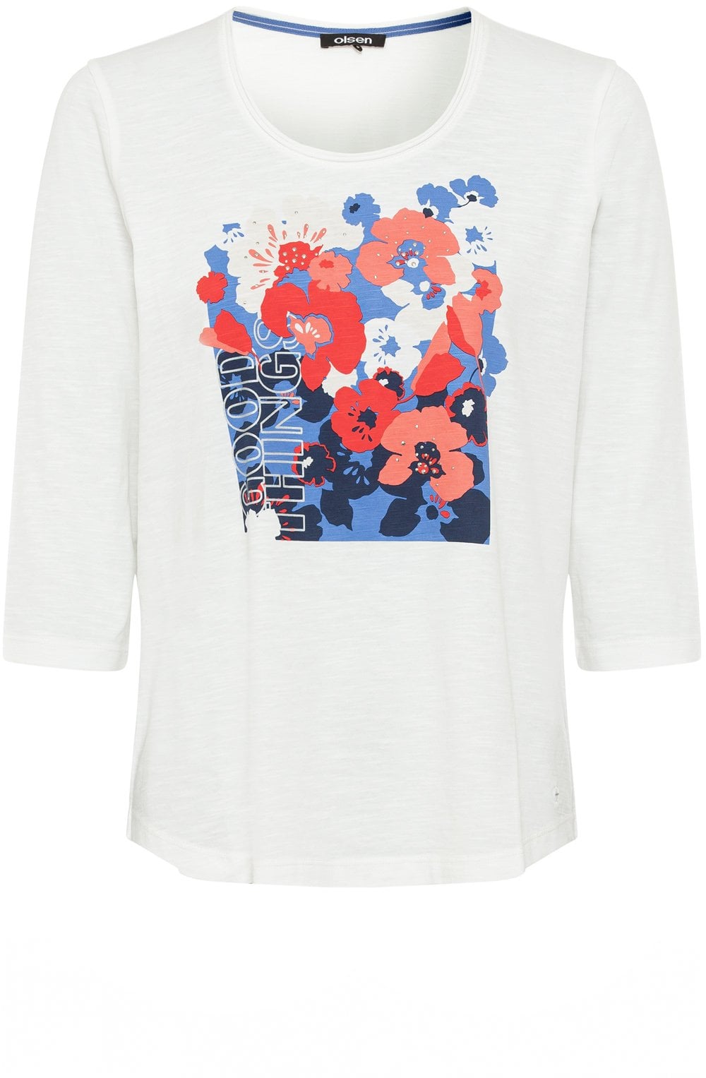 Off White and Apricot Good Things Top