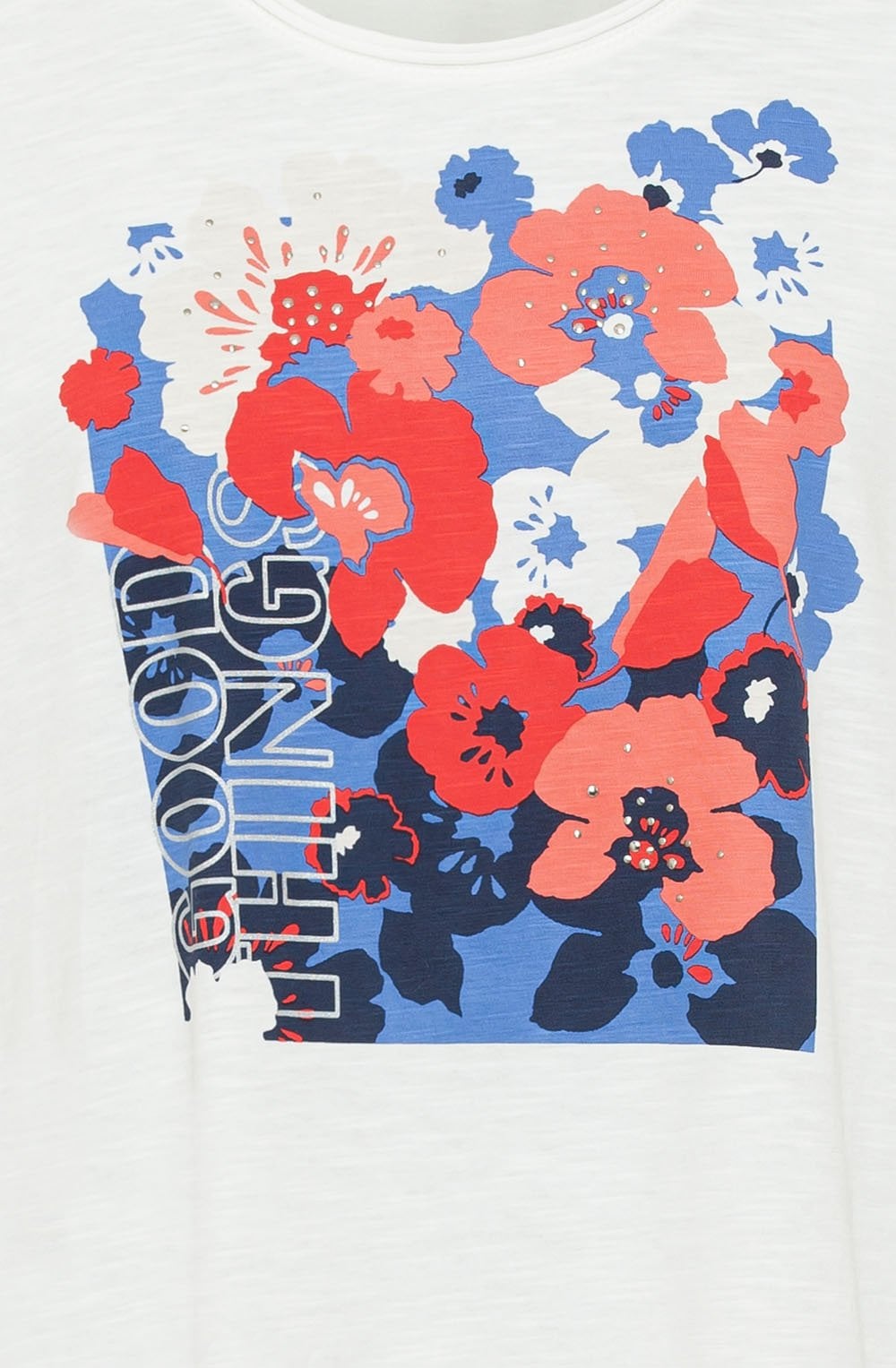Off White and Apricot Good Things Top