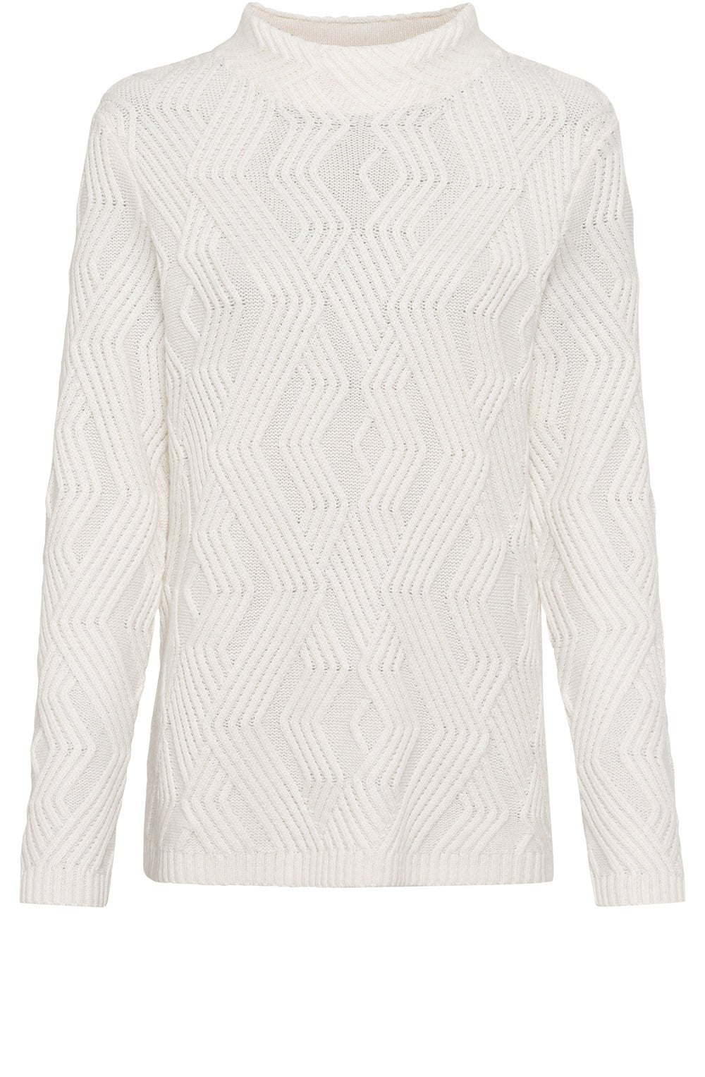Off White Cable Knit Henny Jumper