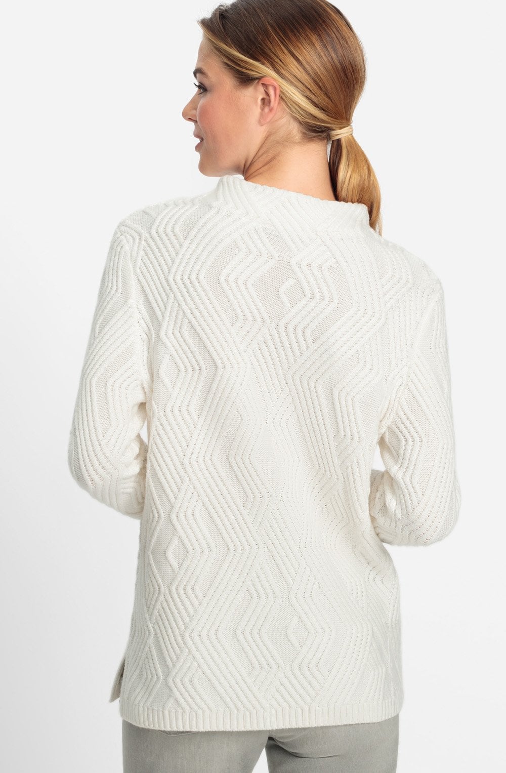 Off White Cable Knit Henny Jumper