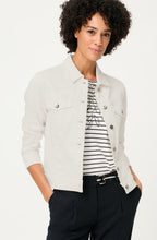 Off White Denim Silver Details Jacket