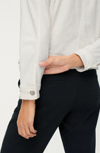 Off White Denim Silver Details Jacket