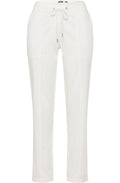 Off White Drawstring Waist Lisa Trousers