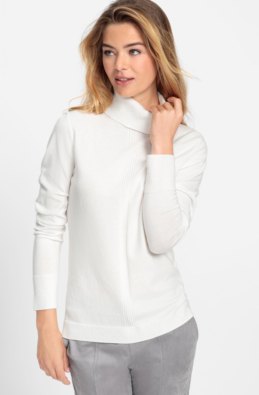 Off White Eva Turtle Neck Jumper