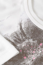 Off White Floral Design Top