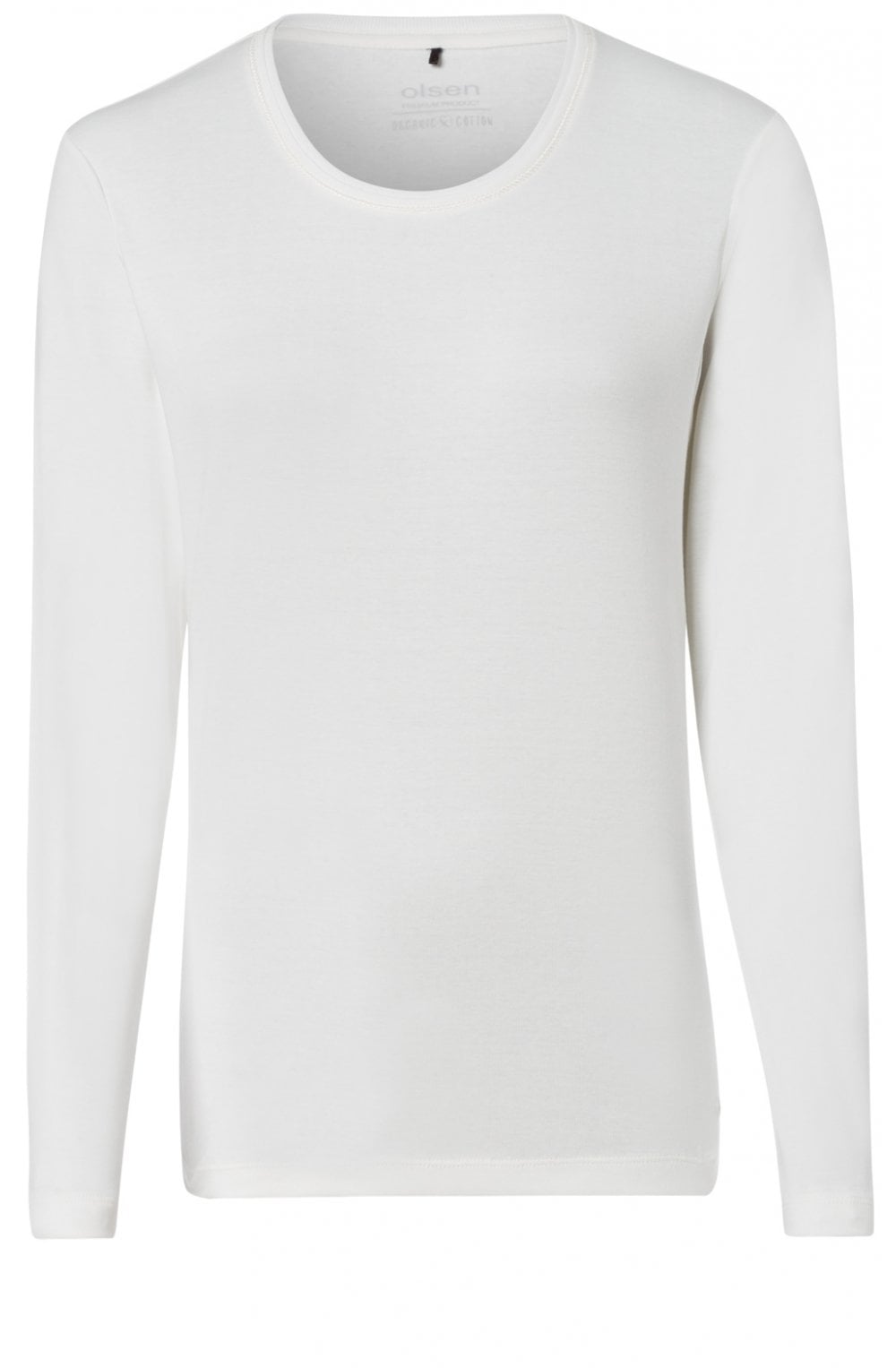 Off White Jersey Top
