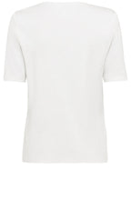 Off White Leaves and Snake Print T Shirt