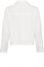 Off White Linen and Cotton Blend Jacket