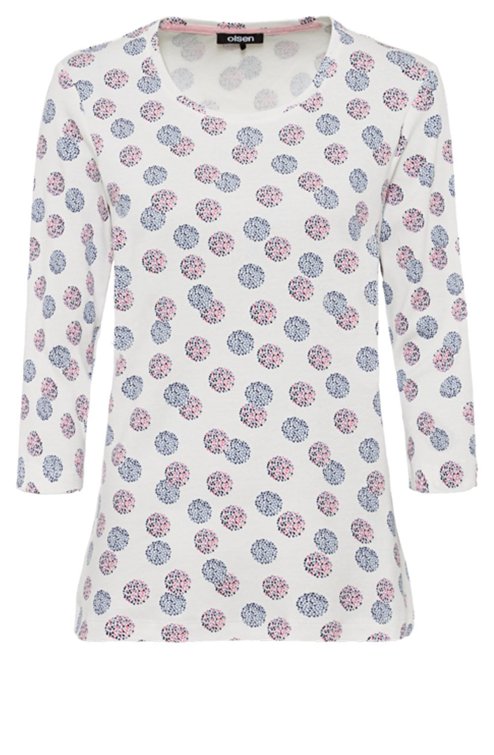 Off White Patterned Top