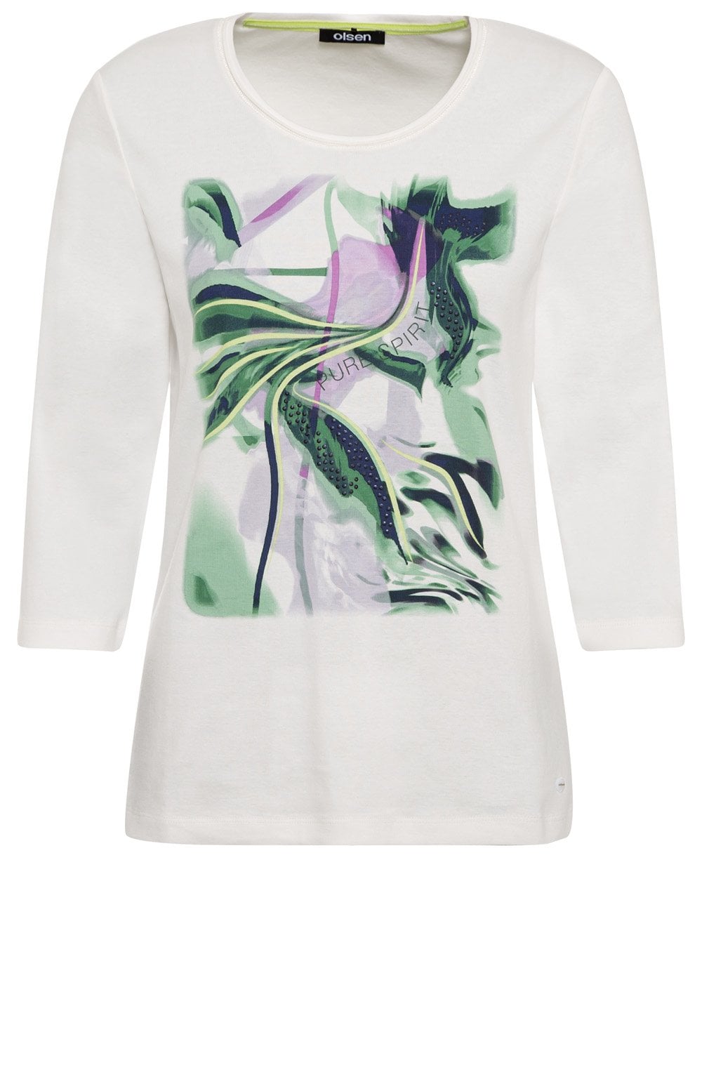 Off White Pure Spirit and Sequin Edda Top