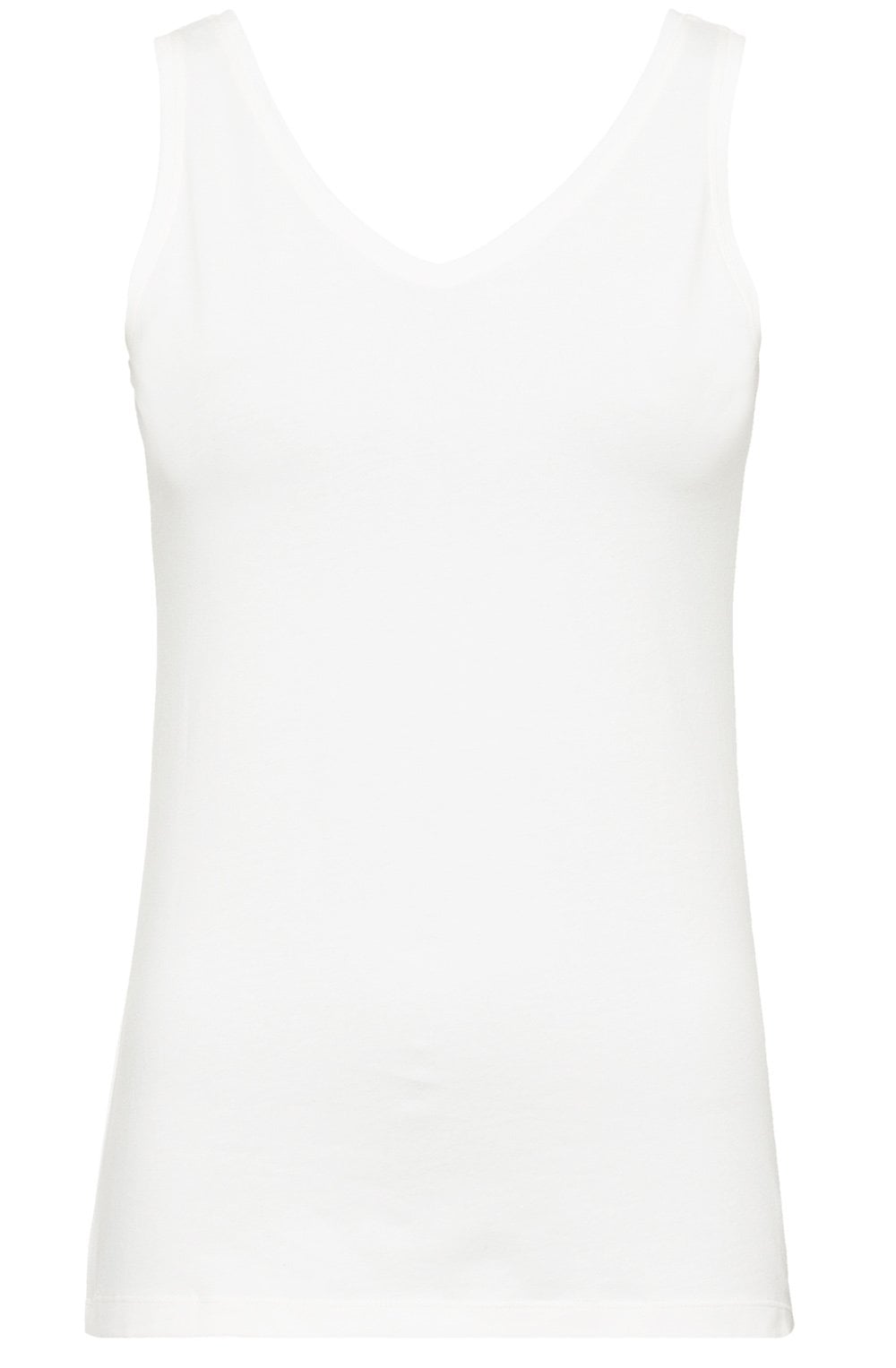 Off White Reversible Vest Top