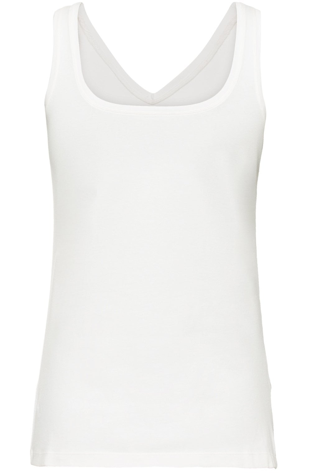 Off White Reversible Vest Top