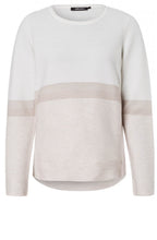 Off White Ribbed Knit Jumper