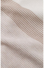 Off White Ribbed Knit Jumper
