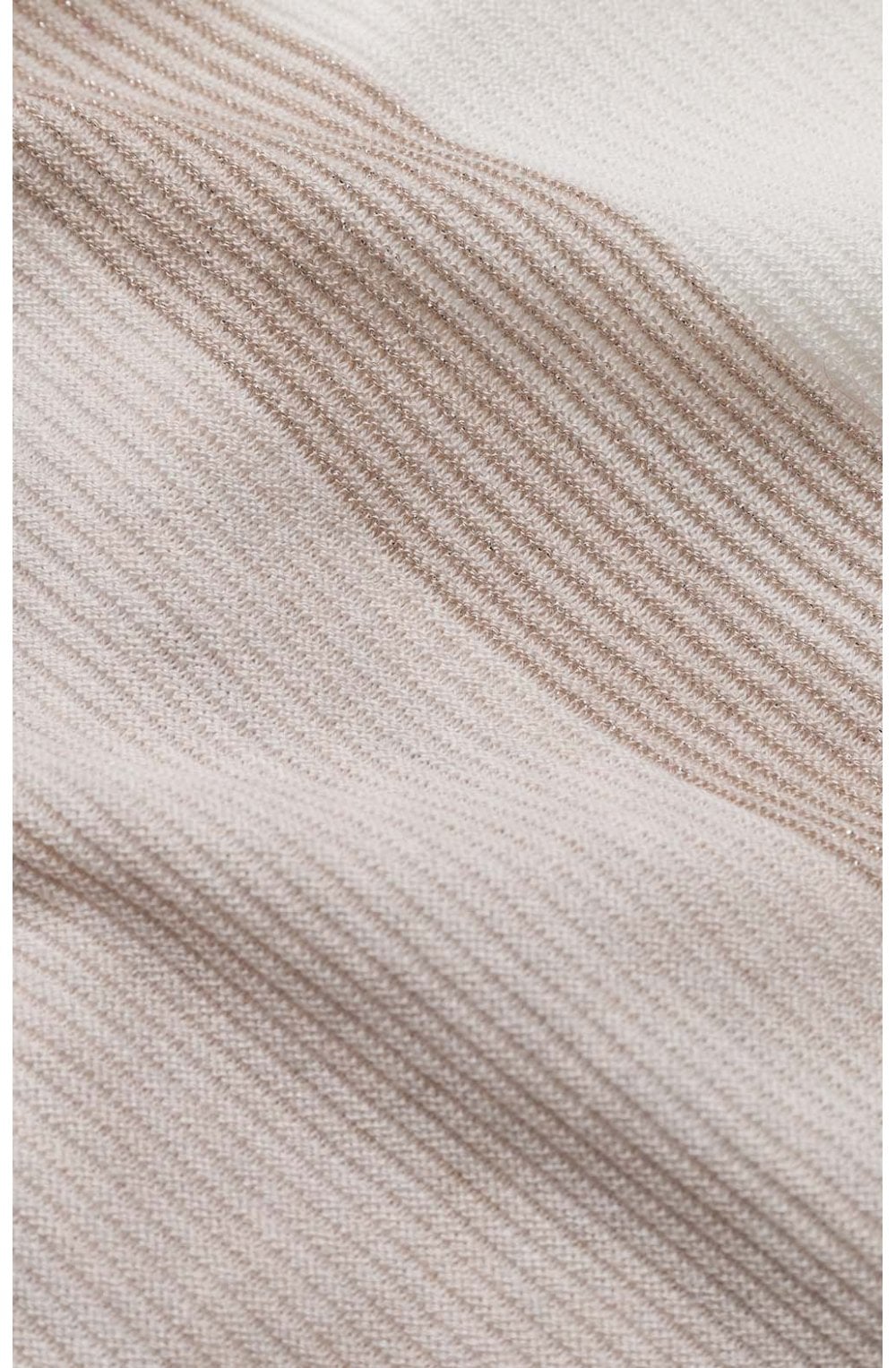 Off White Ribbed Knit Jumper