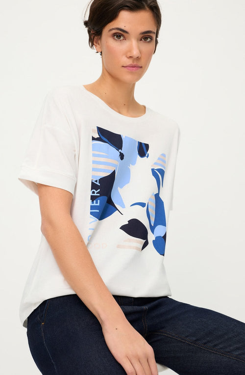 Off White Riviera Mood Relaxed Cosima Top