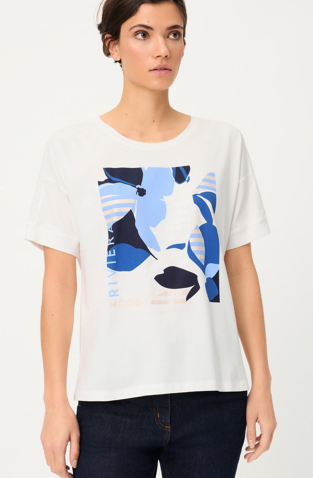 Off White Riviera Mood Relaxed Cosima Top