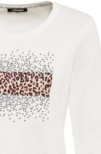 Off White Sequin and Animal Print Edda Top