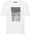 Off White Sequin Design Cosima T Shirt