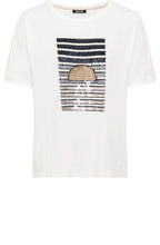 Off White Sequin Design Cosima T Shirt