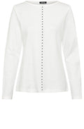 Off White Stud Detail Edda Top