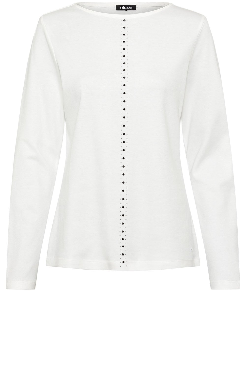 Off White Stud Detail Edda Top