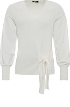 Off White Tie Jumper