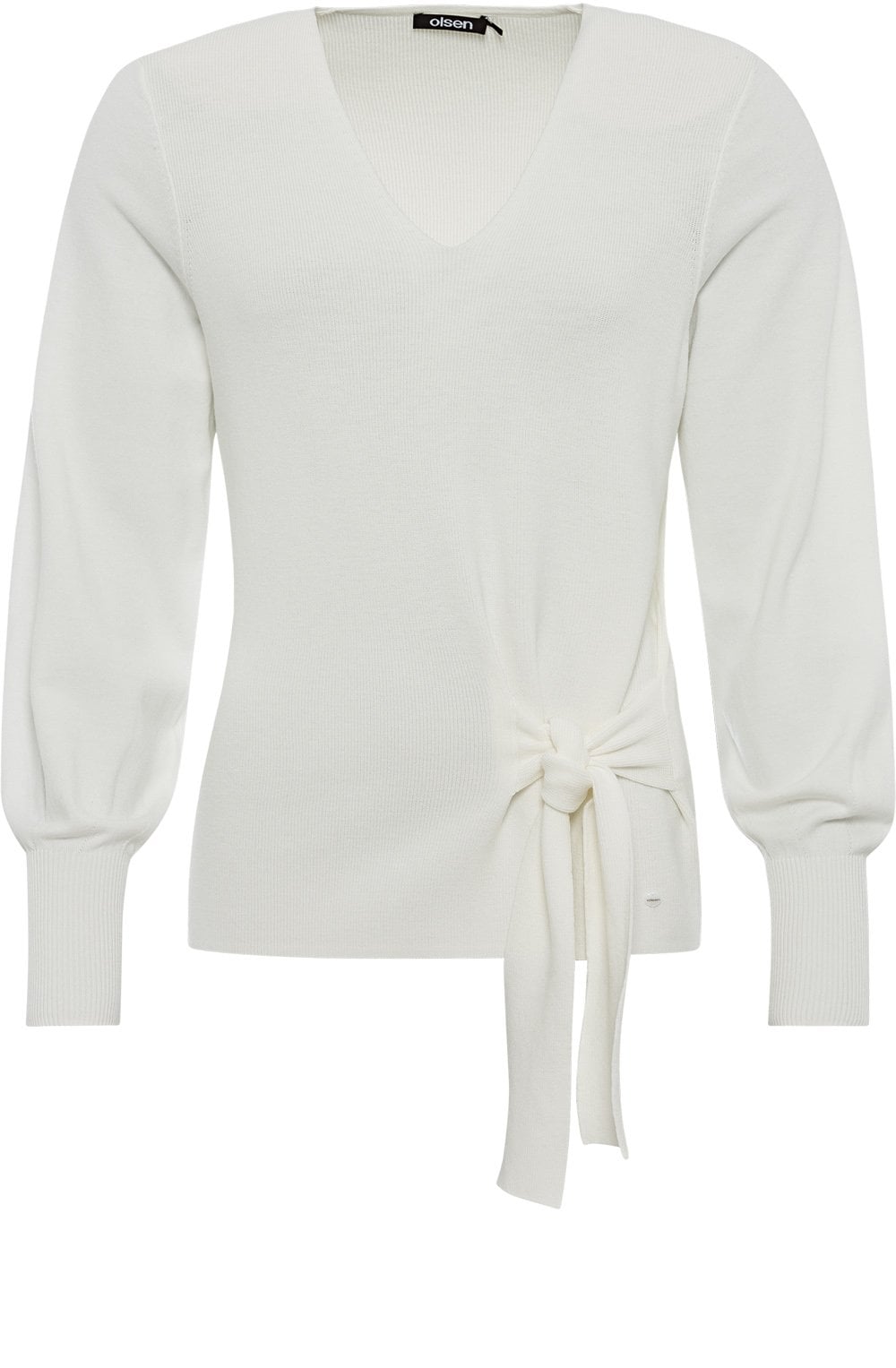 Off White Tie Jumper