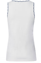 Off White Vest with Trim