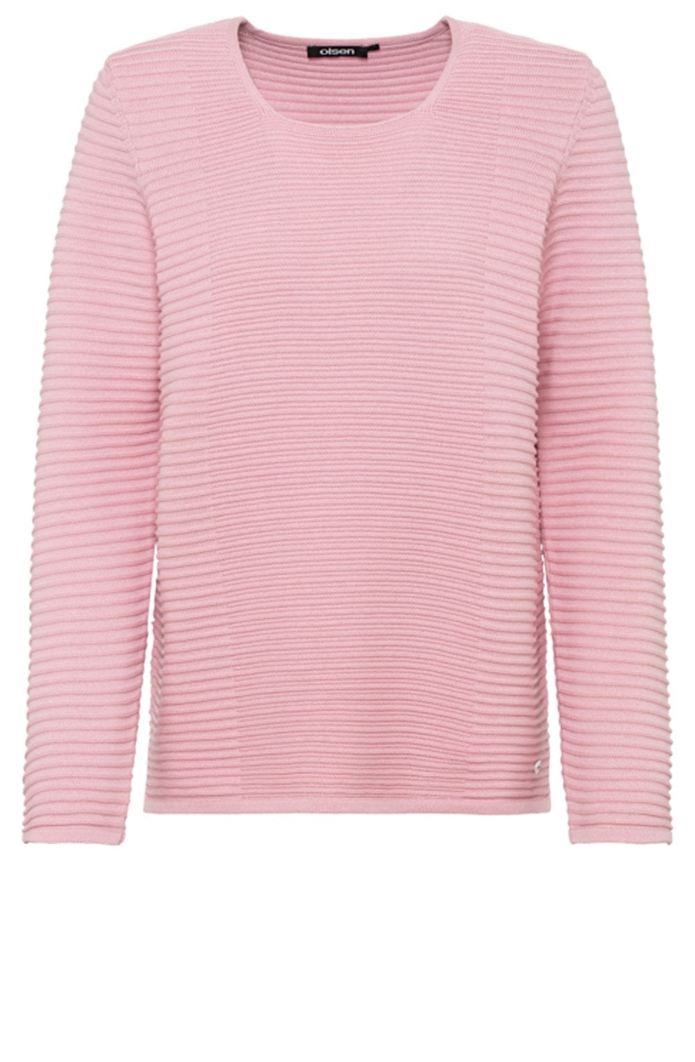 Orchid Pink Ribbed Knit Jumper