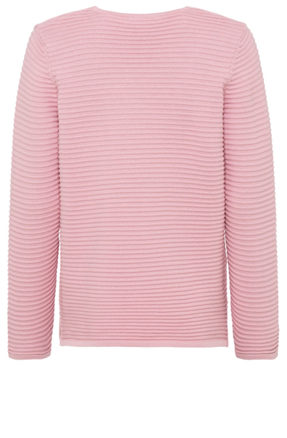 Orchid Pink Ribbed Knit Jumper