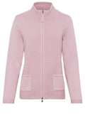 Orchid Ribbed Knit Cardigan