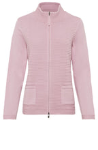 Orchid Ribbed Knit Cardigan
