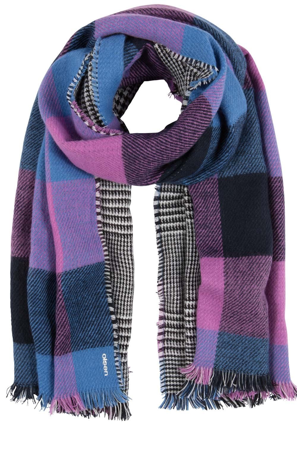 Oversized Check Scarf