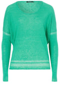 Oversized kelly green pullover