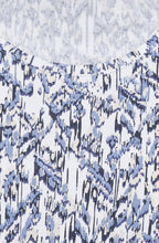 Pacific Blue Abstract Print T Shirt