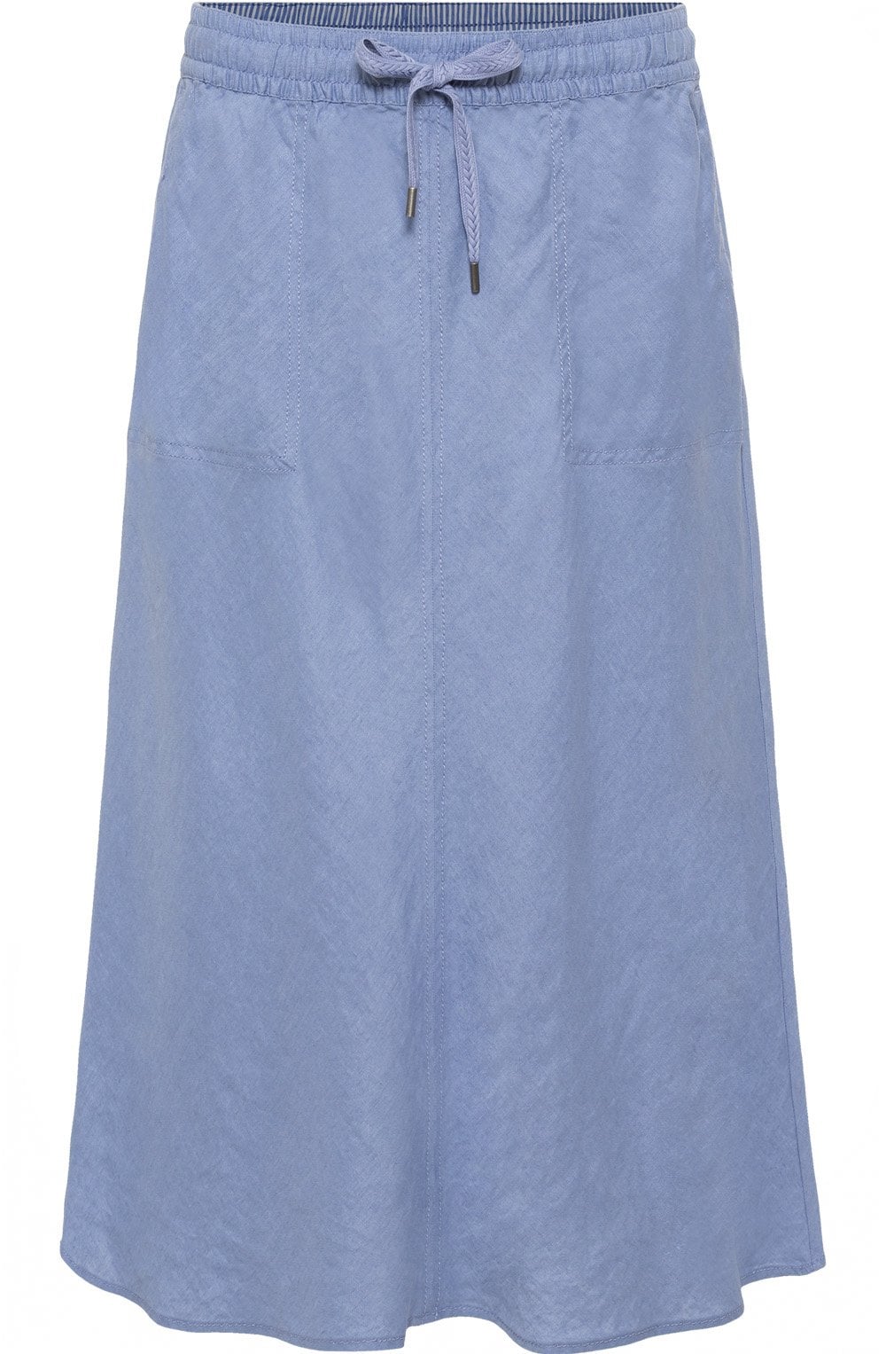Pacific Blue Linen Skirt