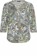 Paisley Floral Print Top