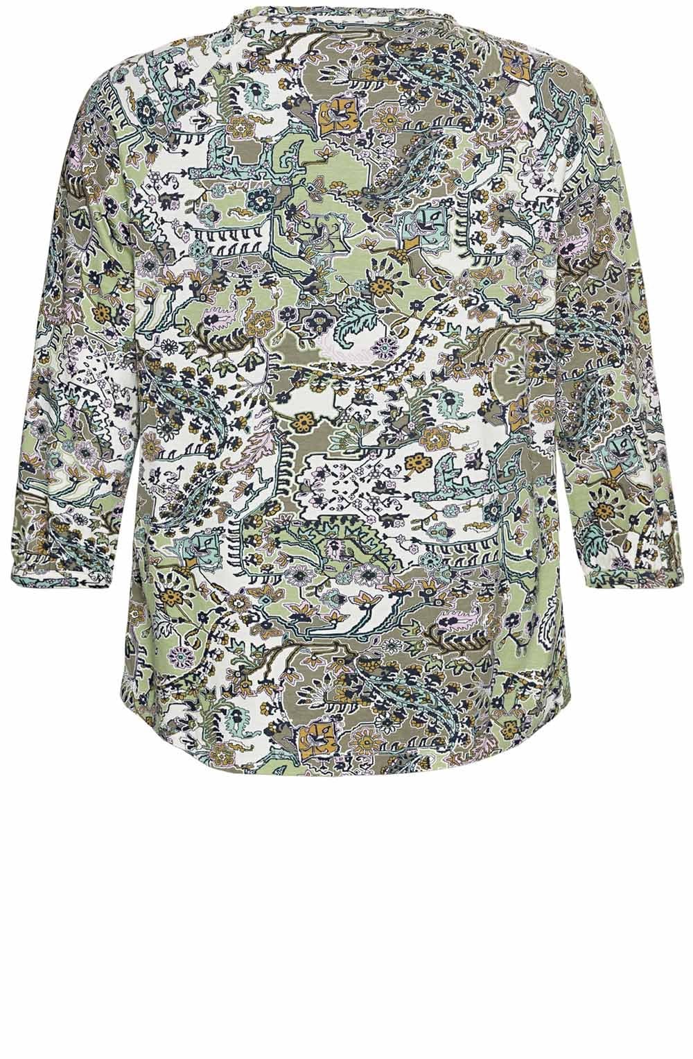 Paisley Floral Print Top