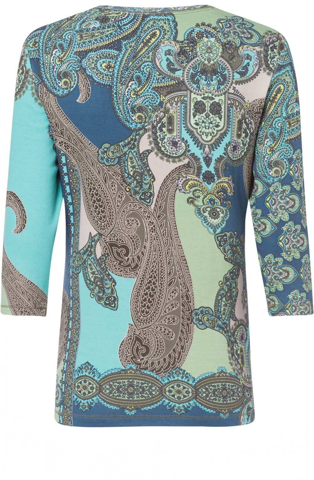 Paisley Print Jersey Top