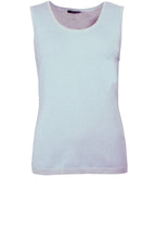 Pale Blue Sleeveless Pullover