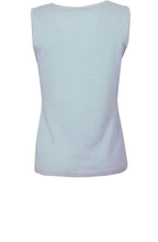 Pale Blue Sleeveless Pullover